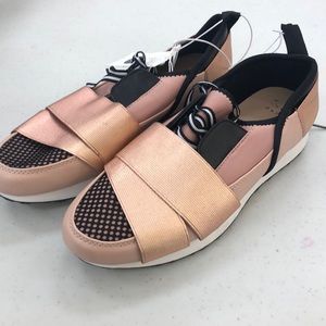 Rose Gold tennis shoes